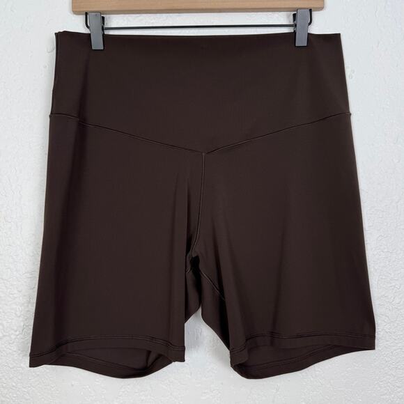 Aerie Offline Real Me Xtra 7" Bike Short Hi-Rise Deep Earth Size XXL - Picture 2 of 5
